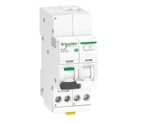 Wyłącznik różnicowoprądowy z członem nadprądowym RCBO, Typ C, 1P+N, 20A, 300mA, Schneider Electric, ACTI9 iDD40K XA