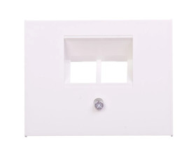 K.1 Element centralny do gniazda UAE RJ11 RJ12 RJ45 kat.3, 5e, 6 45st śnieżnobiały 14097009