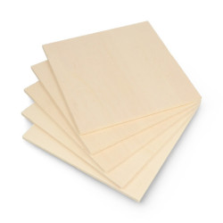 Sklejka topolowa - 5mm - 160x160mm - 5szt.