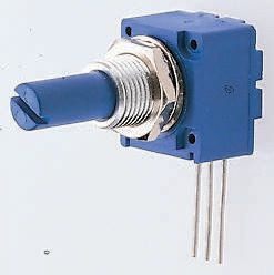 Potencjometr typ Obrotowy Bourns średnica wału 6,35 mm 0.5W długość wału 19.05mm Montaż panelowy