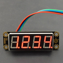 Gravity: 4-Digit Red Seven-Segment LED Display Module