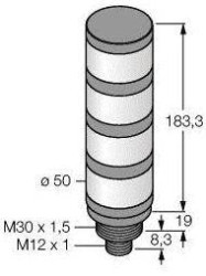Kolumna sygnalizacyjna Turck TL50HBGYRQ 3014589 1 szt.