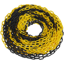 Sealey BYC25M Safety Chain 25m x 6mm - Black/Yellow