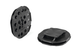 Mocowanie opaski kablowej do opasek 13mm długość 50mm szerokość 47 mm HellermannTyton Czarny