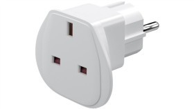 Adapter Podróżny Uk Do Ue, Biały