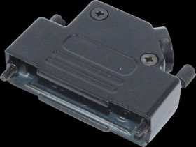 MHD45ZK15-BK-K D-Sub cap, 15-pin, angled, black, size A