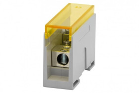 Blok rozdzielczy VBR 250A-4 (1x35 / 4x25) Al/Cu - żółty