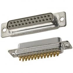 Gniazdo DB25 żeńskie proste na kabel