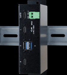 EX-1274HMV USB 3.1 Metal Hub 4 port, 2x Type-C, 2x a socket