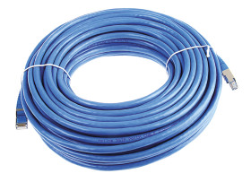 Kabel Ethernet Cat6 długość 20m Z zakończeniem Roline PVC l. żył: 8