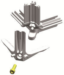 Profil narożny Profil narożny 2CPX046782R9999 Metal Szafki TriLine