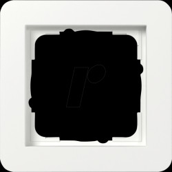 0211 151 Gira E1 cover frame, 1 gang, pure white semi-gloss