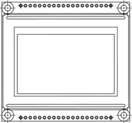 LCD-128H064E 128 x 64 Graphic LCD