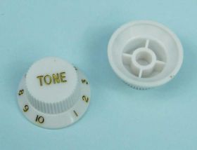 GAŁKA BIAŁA 18mm FI=6mm ZE SKALĄ 1-10