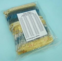 ZESTAW REZYSTORÓW 0,25W 1% 2600szt