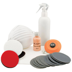 Flexipads World Class GP202 GLACIER Advanced Glass Polishing Kit
