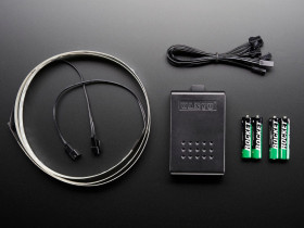 Electroluminescent (EL) Tape/Strip Starter Pack - 100cm - Aqua [Discontinued]