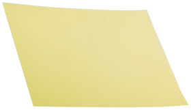 Folie do polerowania złączy światłowodowych, Tlenek aluminium, dł.: 8-1/2cal, szer.: 215.9mm, 12μm, Żółty