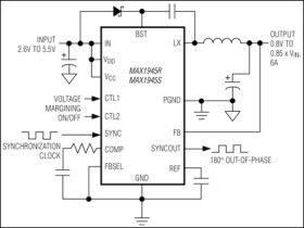 1MHz, 1% Accurate, 6A Internal Switch Step-Down Regulators