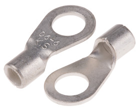 Zacisk oczkowy rozmiar przewodu 6mm² Ø 6.5mm nieizolowany średnica wew 6.5mm RS PRO