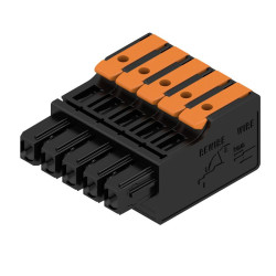 Adapter złącza 5-pinowe -rzędowe raster: 5mm Weidmuller Żeński