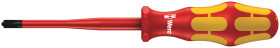 Wkrętak izolowany rozmiar końcówki: PZ2 Pozidriv Wera długość ostrza: 100 mm Wkrętak izolowany