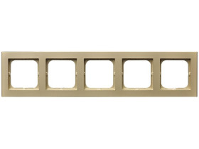 SONATA METALIK Ramka 5 pięciokrotna szampański złoty R-5R/39 OSPEL