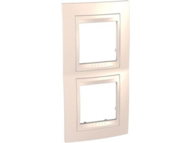 UNICA PLUS Ramka 2 podwójna pionowa piaskowy MGU6.004V.25 SCHNEIDER ELECTRIC