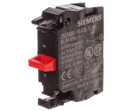 Blok styków 1R montaż czołowy przyłącze śrubowe SIRIUS ACT 3SU1400-1AA10-1CA0