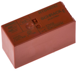 Przekaźnik mocy 12V dc SPDT TE Connectivity, montaż PCB 360Ω Otwór przezierny