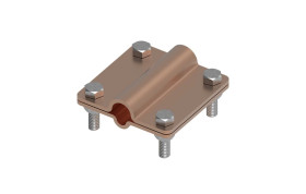 Złącze uniwersalne 2-elem. 80x80 drut8-pręt16 miedź 215.6 CU 21500603