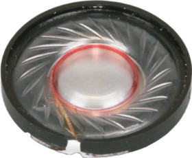 Miniature speaker, 32 Ω, 119 dB, 130 Hz to 20 kHz, black, LSF-27M/N