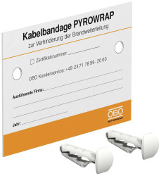 Tabliczka znamionowa OBO Bettermann KS-FSB DE 7203140, 1 szt.