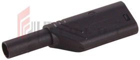Wtyk banan bezp. 4mm do poł. wież. LAS S WS-BK 24A cza