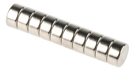 Magnes neodymowy, typ: Dysk, siła pociągowa: 1.7kg, mocowanie: Brak, dł.: 4mm, gr.: 4mm