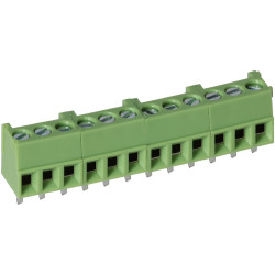TruConnect 211797 3.5mm 12 Way Low Profile Rising Clamp Terminal Block