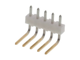 Molex Listwa kołkowa, męska, standardowa Ilość pinów 5 Wymiary siatki: 2.54 mm 22122051 1 szt. towar pakowany luzem