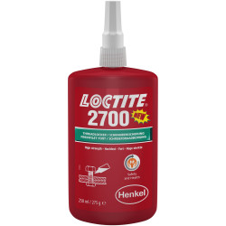LOCTITE 1948765 2700 Health &amp; Safety Friendly High Strength Threadlocker 250ml