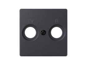 SIMON 82 Pokrywa gniazda RTV grafit 82053-38 KONTAKT SIMON