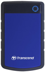 Dysk twardy przenośny StoreJet 25H3, 2 TB, USB 3.1 Gen 1, zewnętrzny, Transcend +5 → +55°C