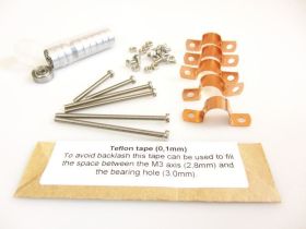 MakerBeam - Zestaw łożysk z mocowaniami