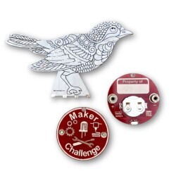 Soldering kit for beginners: Build with Blinker Bird