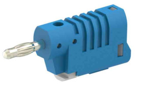 1090-RT Wtyk 4mm, z dodat. gniazdem 4mm do połączeń wieżowych, przyłącze przykręcane, czerwony, ELECTRO-PJP, 1090-R, WYPRZEDAŻ