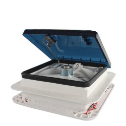 Okno dachowe 280mm 11" + LED 12V ANTI UV, przyciemniane, wentylator