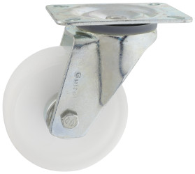 Koło samonastawne średnica kabla 125mm Płyta Guitel Hervieu 250kg wysokość całkowita 155mm