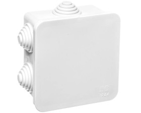 FAST-BOX Puszka hermetyczna n/t 76x76x40mm pusta IP55 biała 0242-10