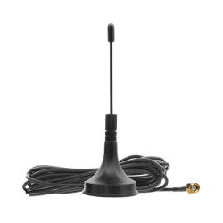 Zamel Supla ANT-01 - antena zewnętrzna WiFi ze złączem RP-SMA - magnetyczna podstawa - przewód 3m