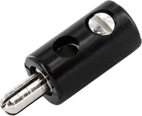 Adapter z wtykiem bananowym Męski typ Wtyk bananowy Czarny 32A RS PRO