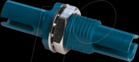 HFBR4515Z Fibre optic bulkhead adapter simplex blue