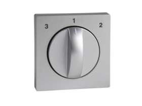 MERTEN Płytka czołowa System M wyłącznika wentylatora obrotowy aluminiowy MTN437160 SCHNEIDER ELECTRIC